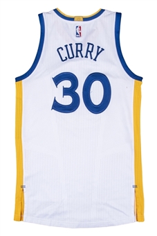 2016-17 Stephen Curry Game Used & Photomatched Golden State Warriors Jersey - Conclusively Matched To 9 Winning Games For a Total of 237 Scored Points! - Championship Season! (MeiGray)